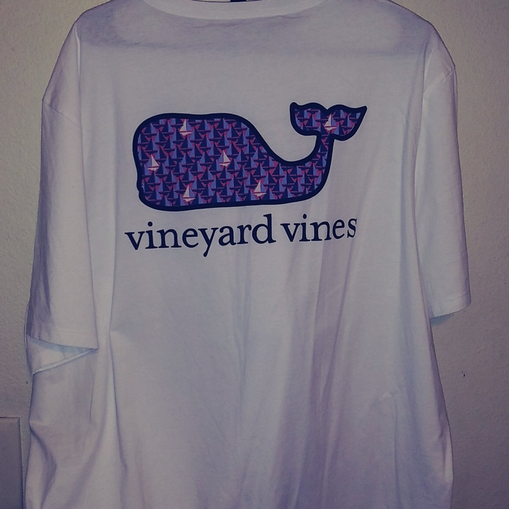 Mens White Tee